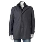 Men's Andrew Marc Classic-fit Wool-blend Car Coat, Size: Medium, Grey (charcoal)