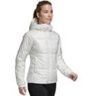Women's Adidas Outdoor Bts Hooded Midweight Jacket, Size: Xl, White