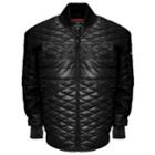 Big & Tall Franchise Club Double Diamond Lambskin Leather Bomber Jacket, Men's, Size: 6xl, Black