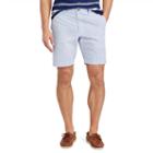 Men's Chaps Straight-fit Seersucker Shorts, Size: 30, Blue