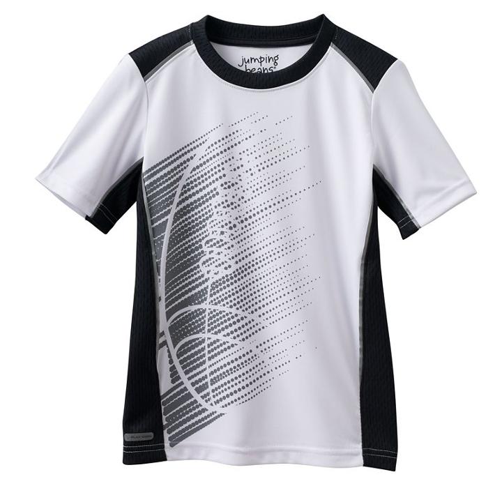 Boys 4-10 Jumping Beans&reg; Play Cool Mesh Sports Graphic Tee, Boy's, Size: 7x, White