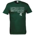 Men's Michigan State Spartans Right Stack Tee, Size: Medium, Dark Green