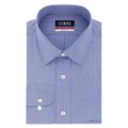 Men's Chaps Regular-fit Wrinkle-free Stretch Collar Dress Shirt, Size: M-34/35, Med Blue