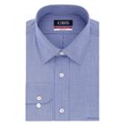 Men's Chaps Regular-fit Wrinkle-free Stretch Collar Dress Shirt, Size: M-34/35, Med Blue