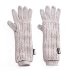 Muk Luks, Women's 3-in-1 Cable-knit Tech Gloves, Lt Purple