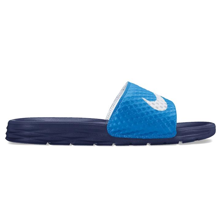 Nike Benassi Solarsoft Slide 2 Men's Sandals, Size: 14, Dark Blue