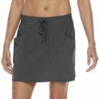 Tek Gear, Women's &reg; Woven Pocket Skort, Size: Xl, Dark Grey