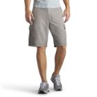 Men's Lee Performance Cargo Shorts, Size: 38, Silver