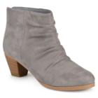 Journee Collection Jemma Women's Slouch Ankle Boots, Girl's, Size: 10, Grey