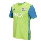 Men's Adidas Seattle Sounders Wordmark Mls Jersey, Size: Small, Green