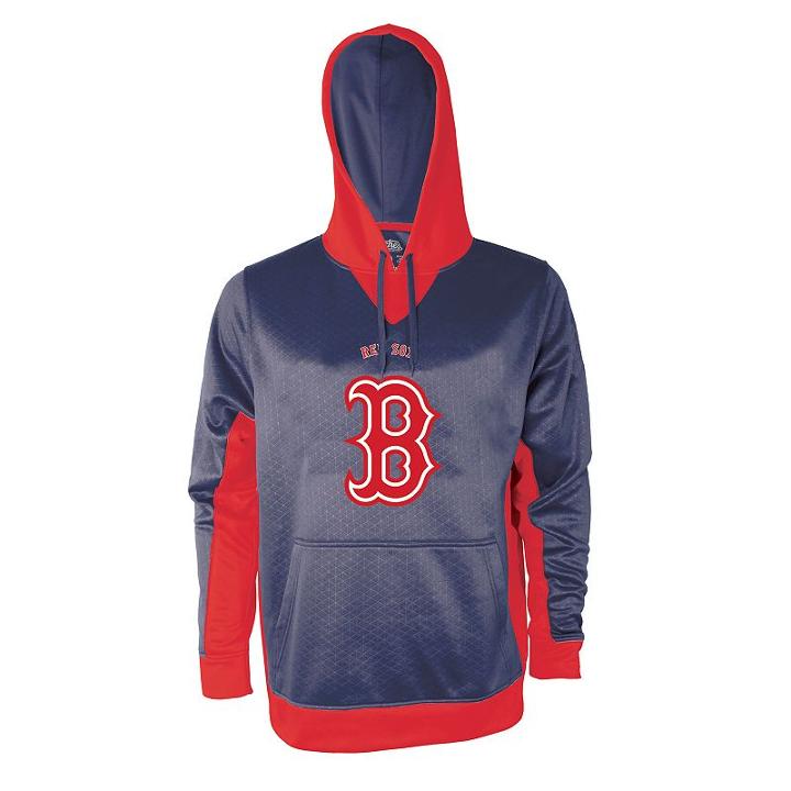 Men's Stitches Boston Red Sox Embossed Logo Hoodie, Size: Large, Multicolor