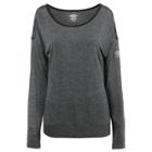 Women's Umbro Running Diamond Long Sleeve Top, Size: Medium, Grey Other
