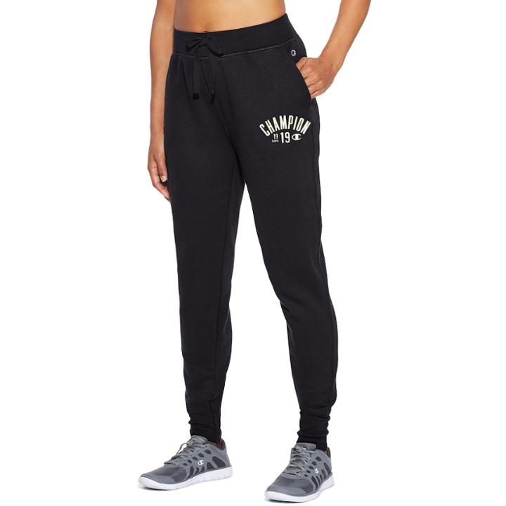 Women's Champion Fleece-lined Jogger Pants, Size: Small, Dark Grey