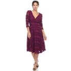 Women's Chaya Lace Overlay Fit & Flare Dress, Size: 14, Drk Purple