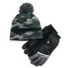 Boys 4-20 Zeroxposur Hat & Gloves Set, Size: S/m, Black