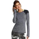Women's Champion Marathon Running Tee, Size: Large, Med Grey