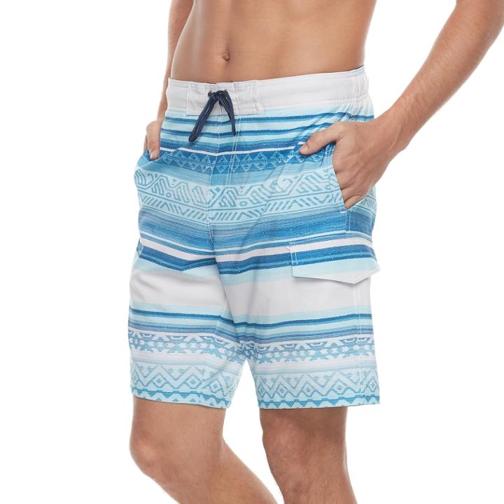 Men's Sonoma Goods For Life&trade; Flexwear Swim Trunks, Size: Medium, Natural