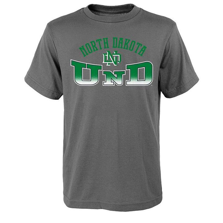 Boys 8-20 North Dakota Fade Tee, Boy's, Size: S(8), Grey (charcoal)