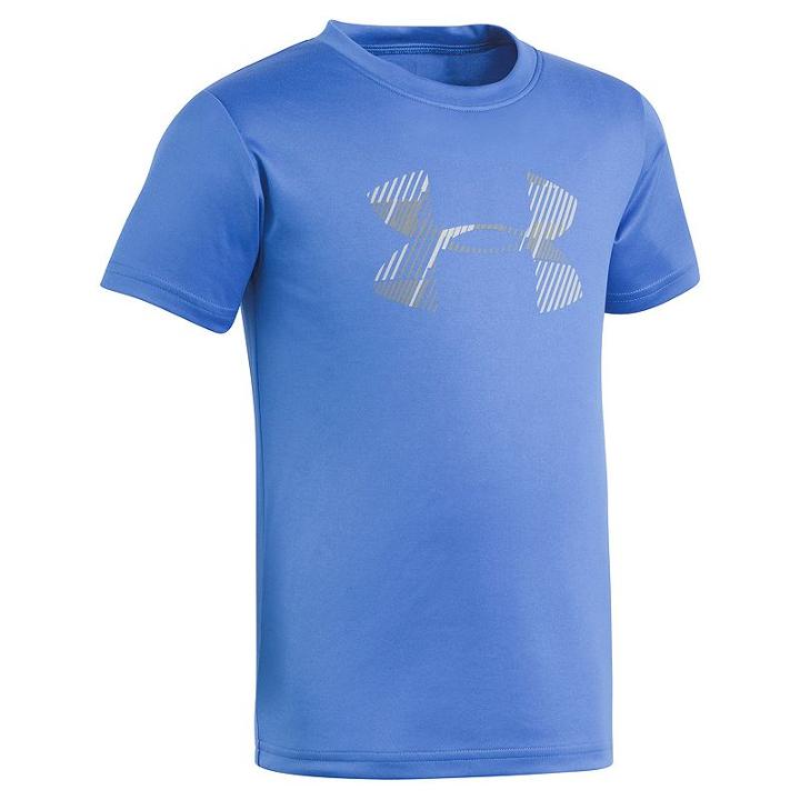 Boys 4-7 Under Armour Linear Logo Graphic Tee, Boy's, Size: 4, Blue (navy)