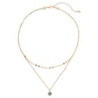 Lc Lauren Conrad Crackle Pendant Double Strand Necklace, Women's, Blue