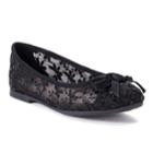 So&reg; Troupe Girls' Ballet Flats, Size: 3, Black