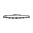 Sterling Silver Mystic Fire Topaz Bracelet, Women's, Size: 7, Green