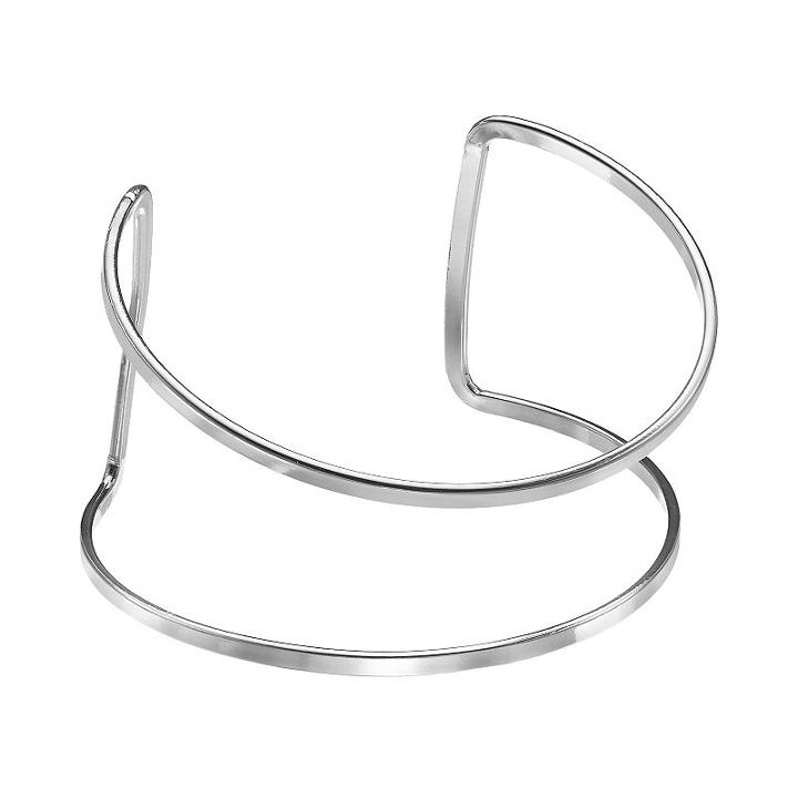 Lc Lauren Conrad Open Cuff Bracelet, Women's, Silver