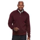 Men's Croft & Barrow&reg; Classic-fit Outdoor Fleece Sweater, Size: Medium, Red