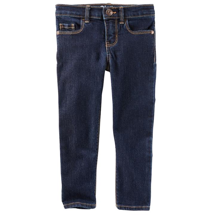 Girls 4-12 Oshkosh B'gosh Super-skinny Jeans, Size: 10, Blue