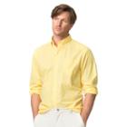 Men's Chaps Classic-fit Poplin Button-down Shirt, Size: Small, Yellow