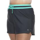 Free Country, Plus Size Swim Shorts, Women's, Size: 2xl, Grey Other