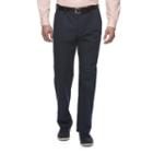 Big & Tall Croft & Barrow&reg; Classic-fit Easy-care Stretch Pleated Khaki Pants, Men's, Size: 50x30, Blue (navy)