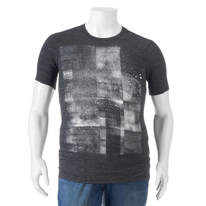 Big & Tall Apt. 9® Roller Spill Graphic Tee, Men's, Size: 4xb, Black