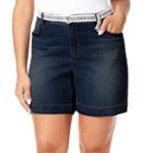 Plus Size Gloria Vanderbilt Marisa Jean Shorts, Women's, Size: 24 W, Blue