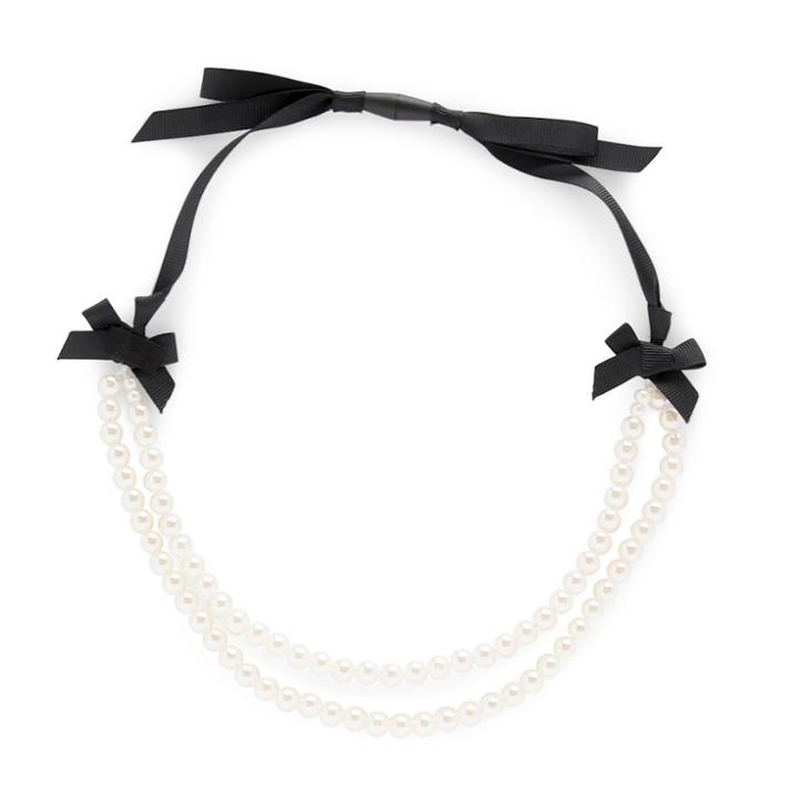 Girls 4-16 Carter's Double Strand Simulated Pearl Necklace, Size: 3, Multicolor