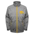 Men's Franchise Club Iowa Hawkeyes Tech Fleece Softshell Jacket, Size: 3xl, Grey