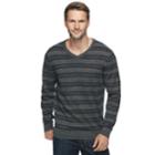 Men's Sonoma Goods For Life&trade; Coolmax Classic-fit V-neck Sweater, Size: Medium, Black