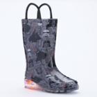 Western Chief Star Wars Dark Side Toddler Boys' Light-up Waterproof Rain Boots, Boy's, Size: 10 T, Grey (charcoal)