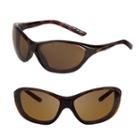 Women's Nike Athena Oval Running Sunglasses, Dark Brown