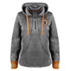 Women's Old Time Hockey Boston Bruins Annabelle Quarter-zip Hoodie, Size: Xl, Black