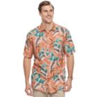 Big & Tall Batik Bay Classic-fit Tropical Button-down Shirt, Men's, Size: L Tall, Brt Red