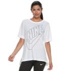 Women's Nike Sportswear Swoosh Graphic Tee, Size: Medium, White