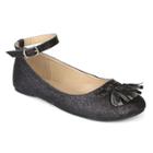 Journee Collection Bardot Girls' Dress Shoes, Size: 12, Black
