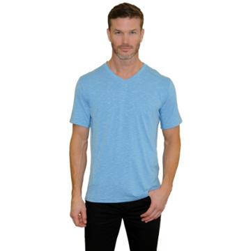 Men's Mountain And Isles Stretch V-neck Tee, Size: Xxl, Blue