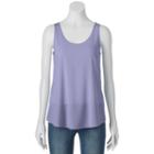 Juniors' Pink Republic High-low Tank Top, Girl's, Size: Large, Lt Purple