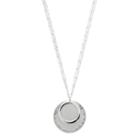 Dana Buchman Multi Strand Hoop & Disc Pendant Necklace, Women's, Silver