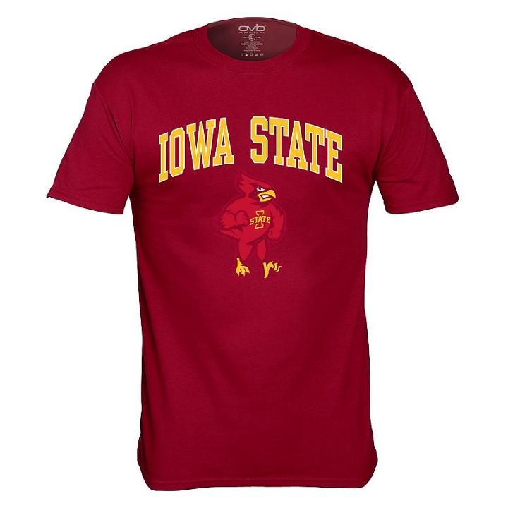 Men's Iowa State Cyclones Pride Mascot Tee, Size: Xl, Dark Red