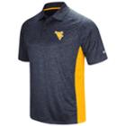 Men's Colosseum West Virginia Mountaineers Wedge Polo, Size: Xxl, Grey (charcoal)