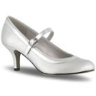 Easy Street Cecelia Women's Mary Jane High Heels, Size: 7 N, Silver