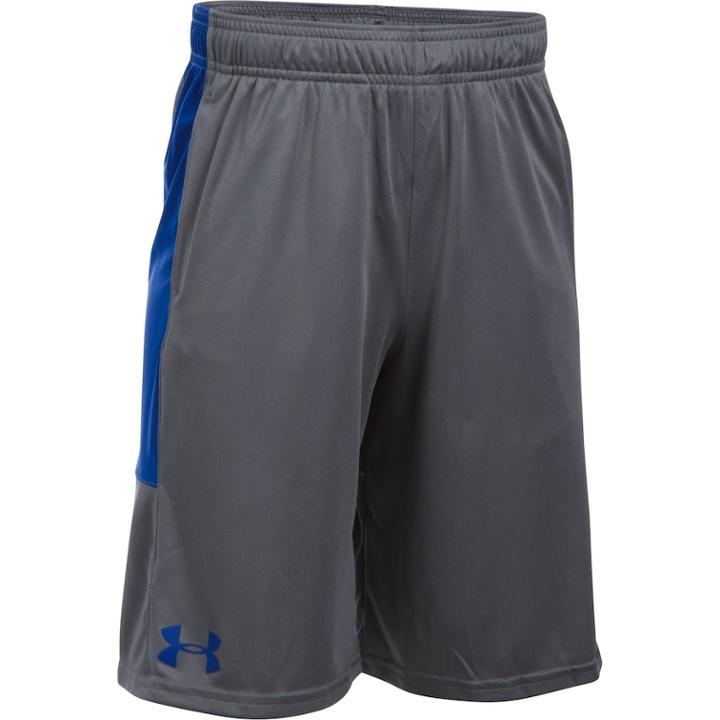 Boys 8-20 Under Armour Solid Stunt Shorts, Size: Small, Silver